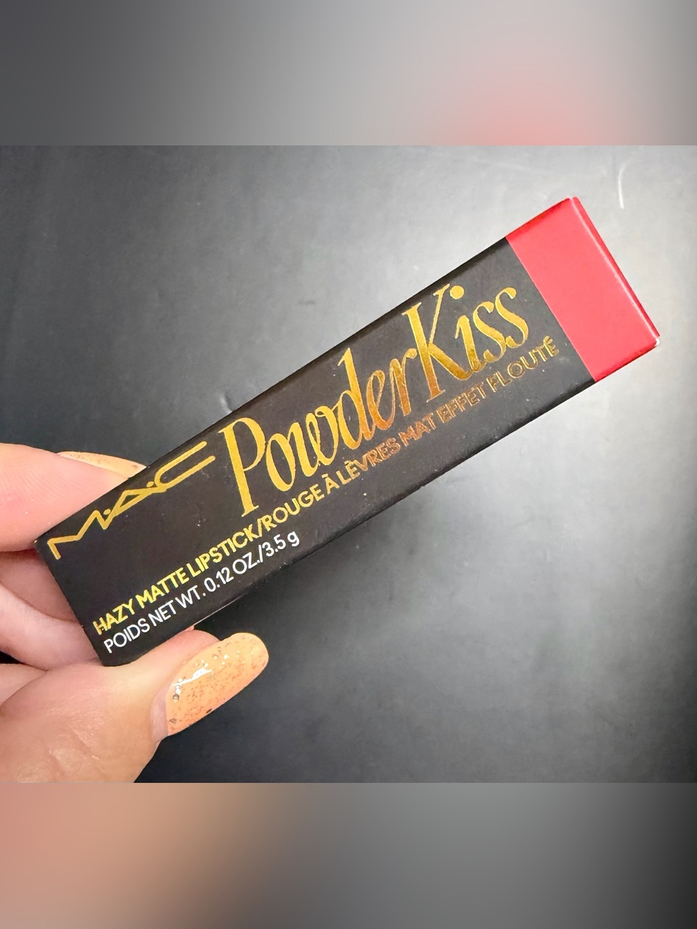 MAC Powder Kiss Hazy Matte Lipstick - Red/Black Packaging